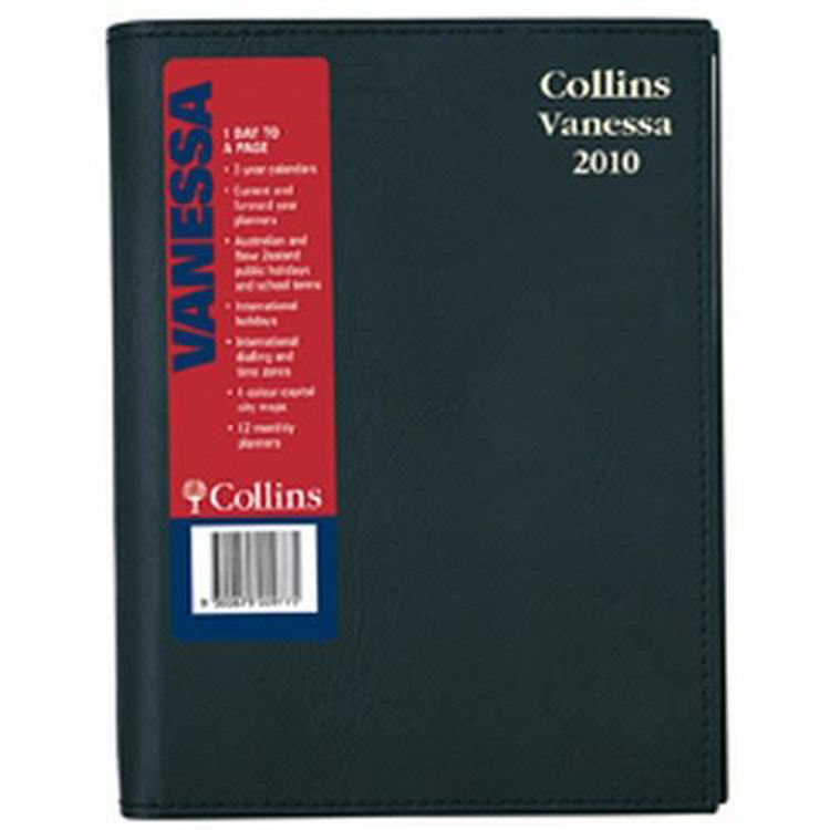 Picture of Collins Vanessa A4 Day to Page - Black