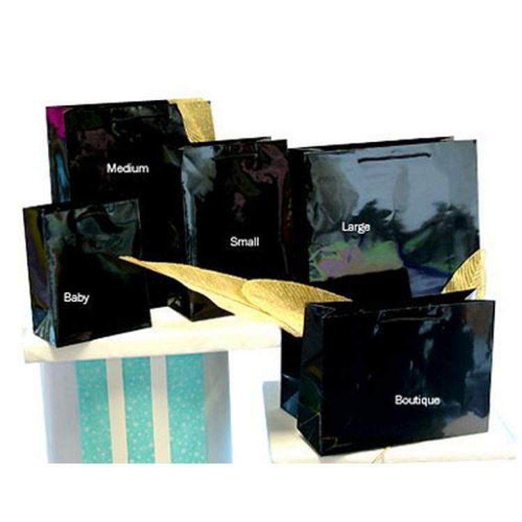Picture of Plain Laminated Paper Bags with Rope Handle - Large Btq