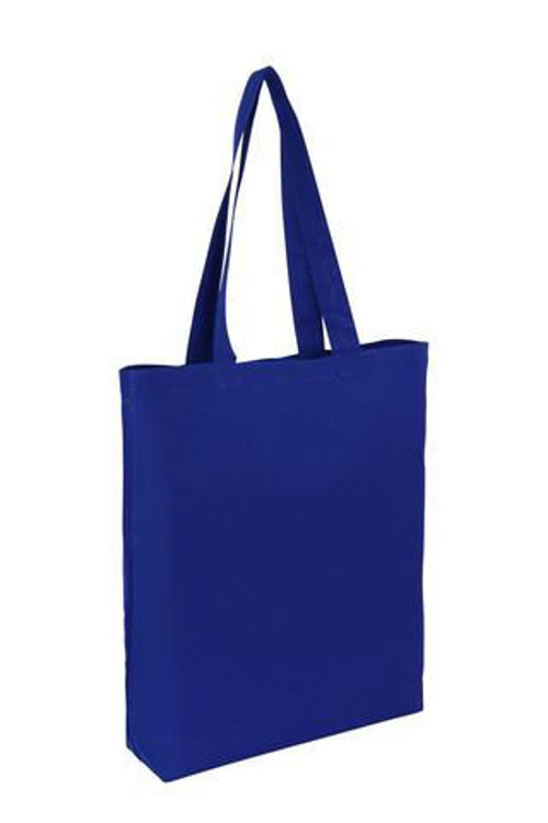 Picture of Cotton Tote with Base Gusset Only - Royal