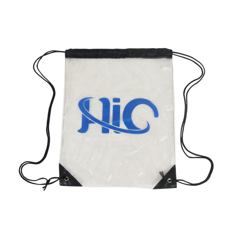 Picture of Clear PVC Drawstring Bag