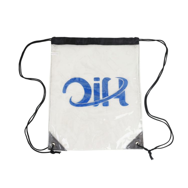 Picture of Clear PVC Drawstring Bag