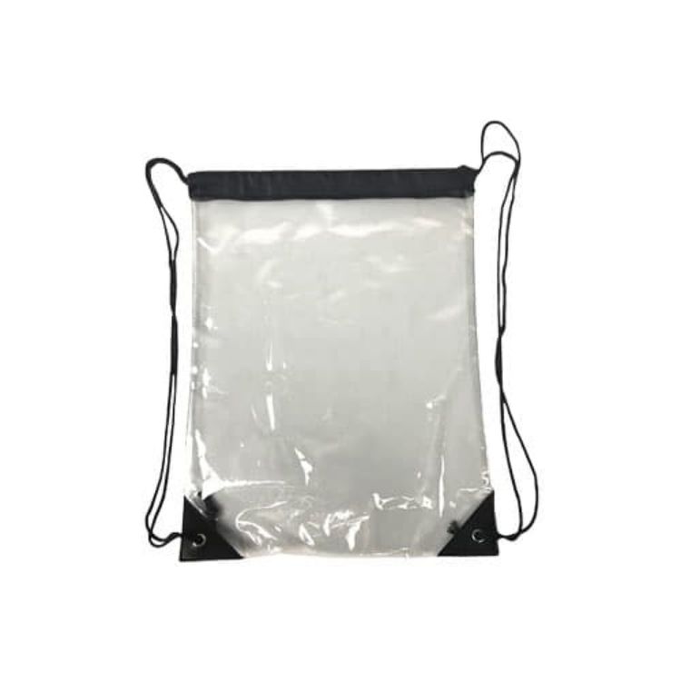 Picture of Clear PVC Drawstring Bag