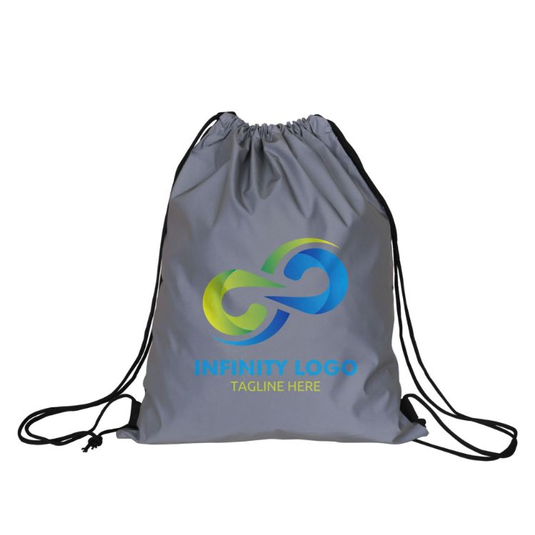 Picture of Reflective Drawstring Bag