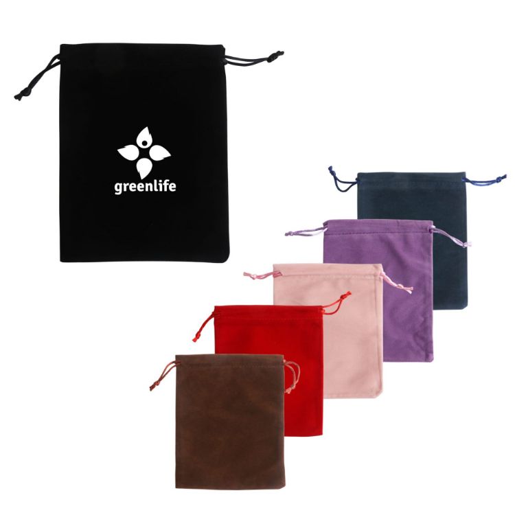 Picture of Velvet Drawstring Bag