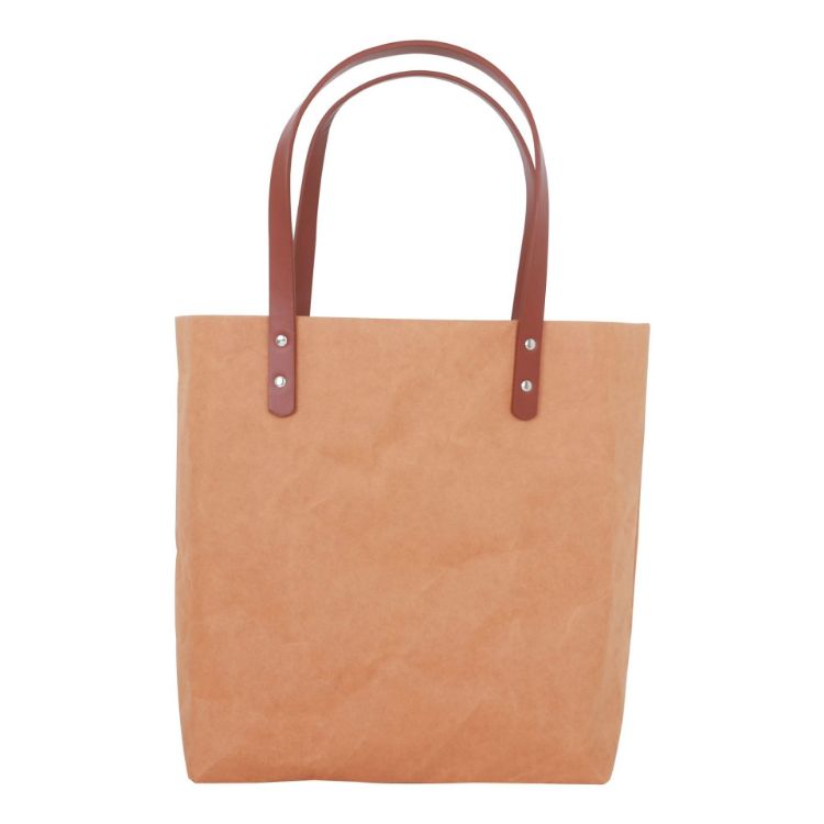 Picture of Washable Kraft Paper Bag with PU Handle(390x330x100mm)