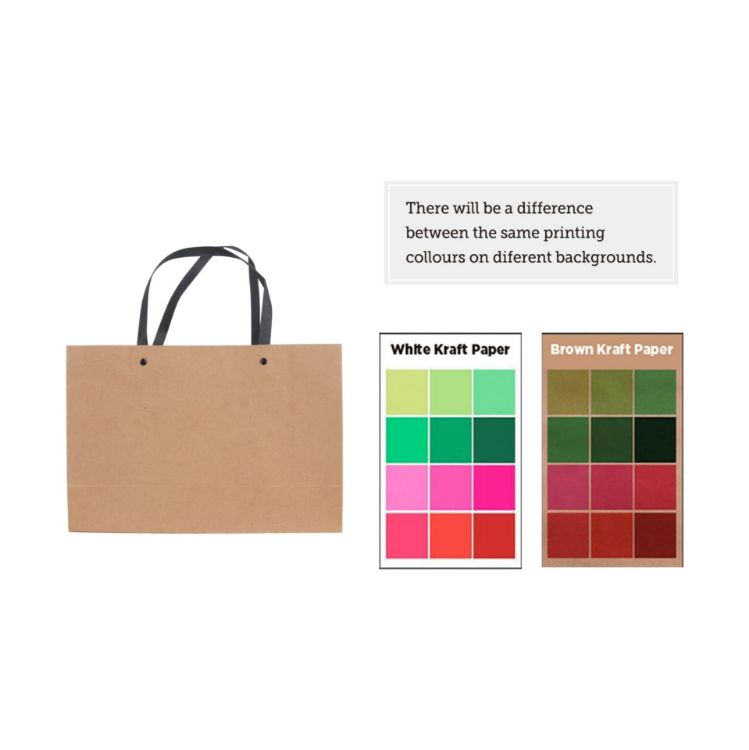 Picture of Small Crosswise Paper Bag with Knitted Handle(250 x 170 x 90mm)