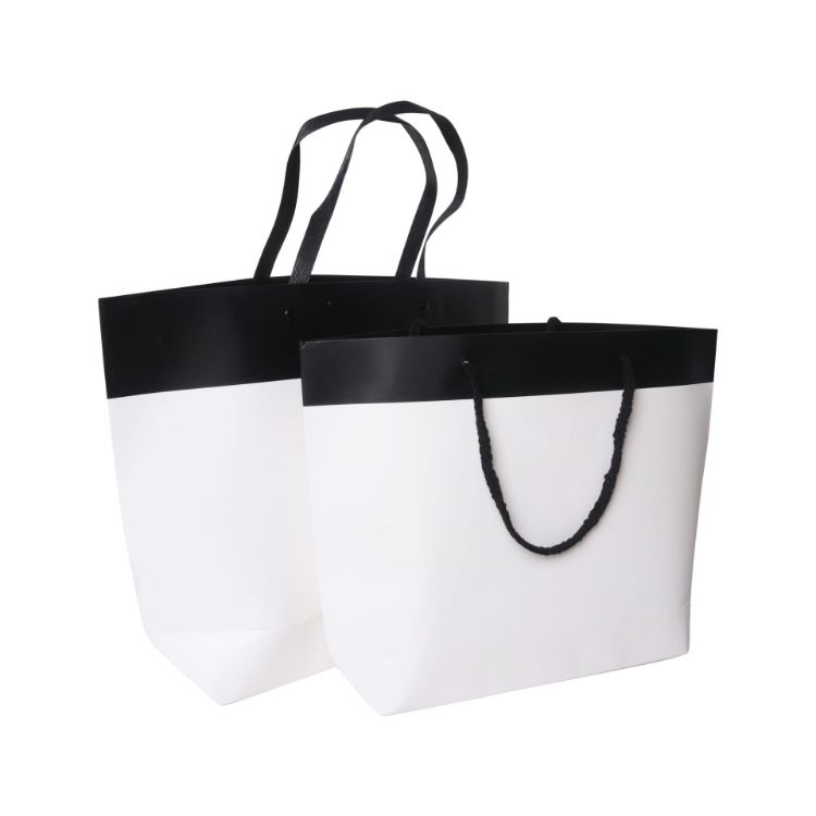 Picture of Large Black&White Boutique Paper Bag(380 x 380 x 100mm)