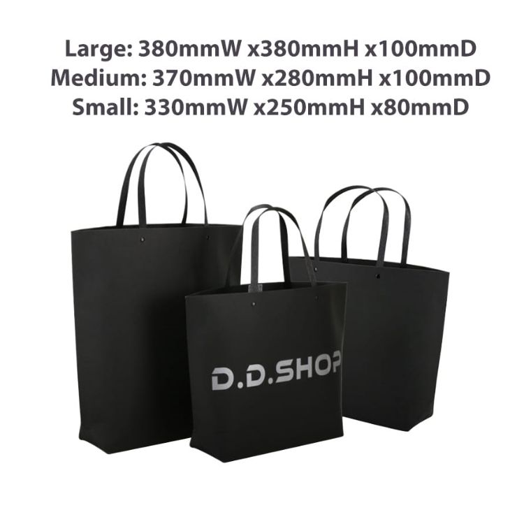 Picture of Large Black&White Boutique Paper Bag(380 x 380 x 100mm)