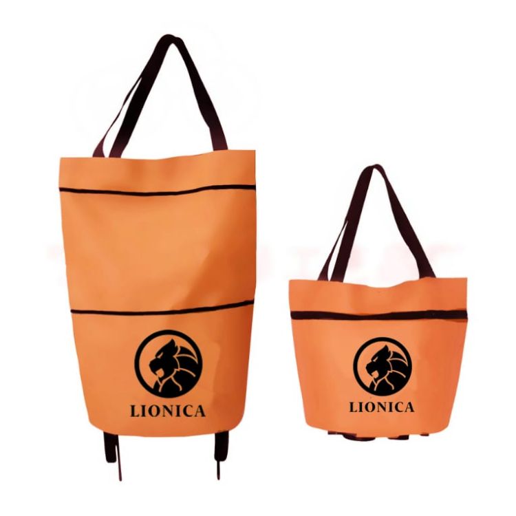 Picture of 2 in 1 Collapsible Shopping Trolley Bag