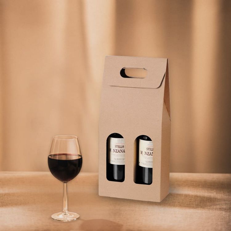 Picture of Double Bottle Portable Wine Box