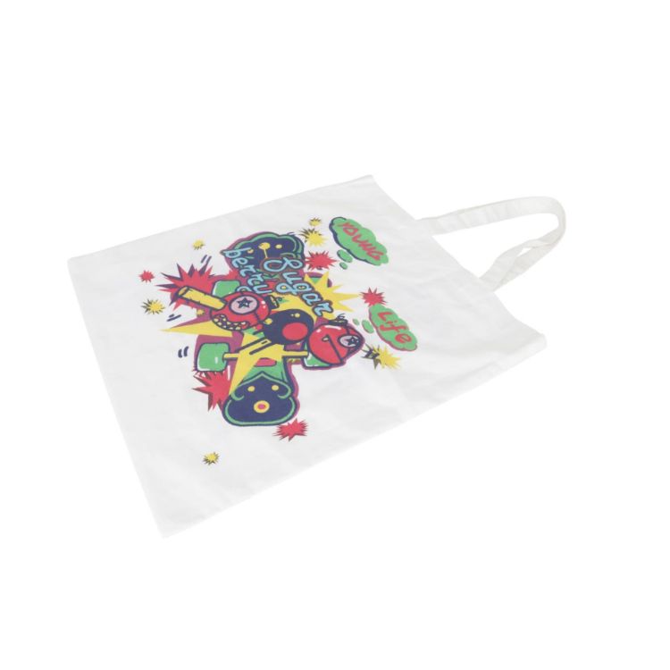 Picture of 170gsm Digital Print Short Handle Cotton Bag