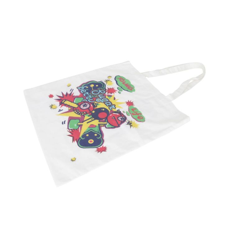 Picture of 170gsm Digital Print Long Handle Cotton Bag