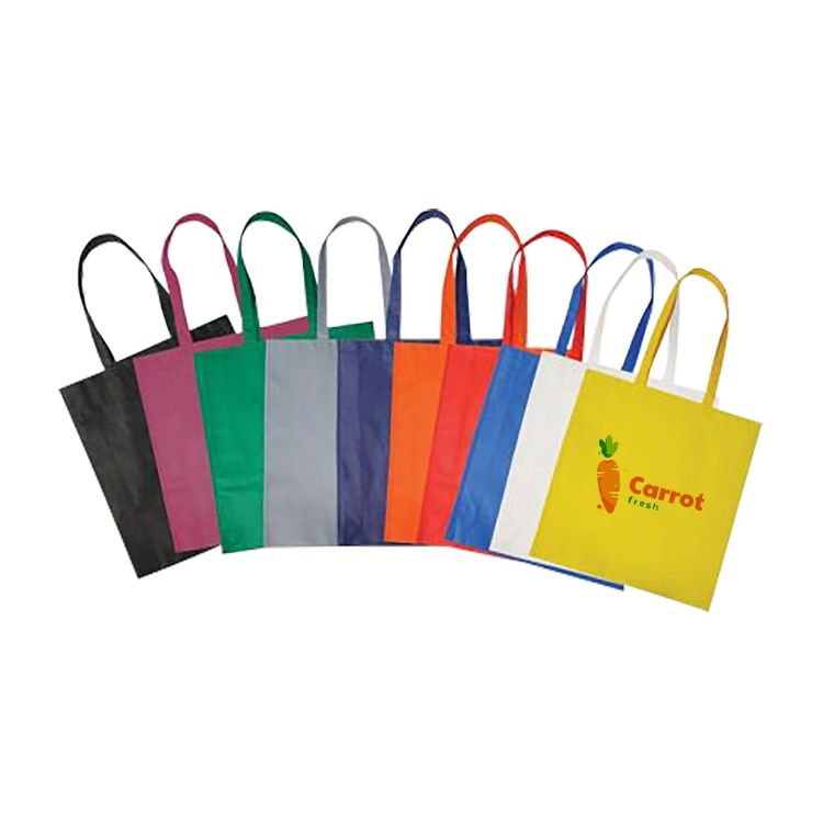Picture of Non Woven Long Handle Bag with V Gusset