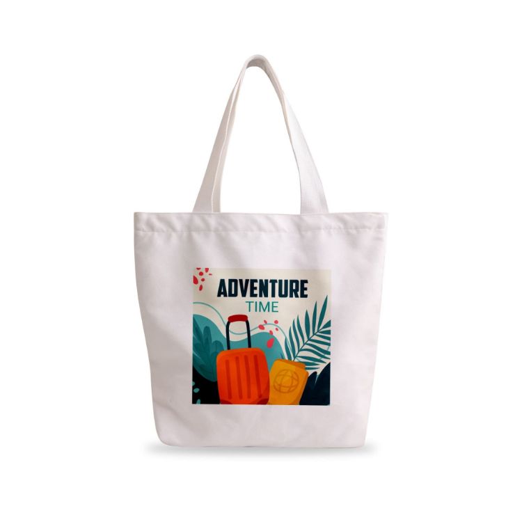 Picture of Velvet Tote Bag-Full colour both side