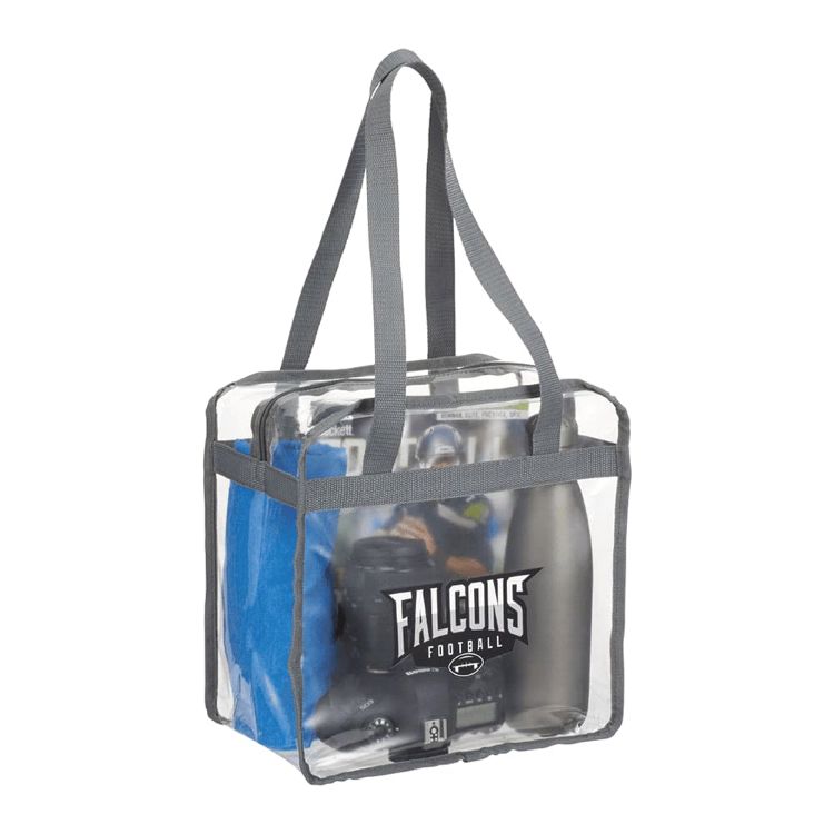 Picture of Game Day Clear Zippered Safety Tote 15L