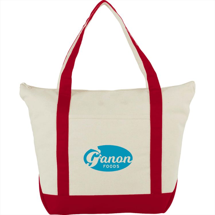 Picture of Zippered Cotton Tote 37L