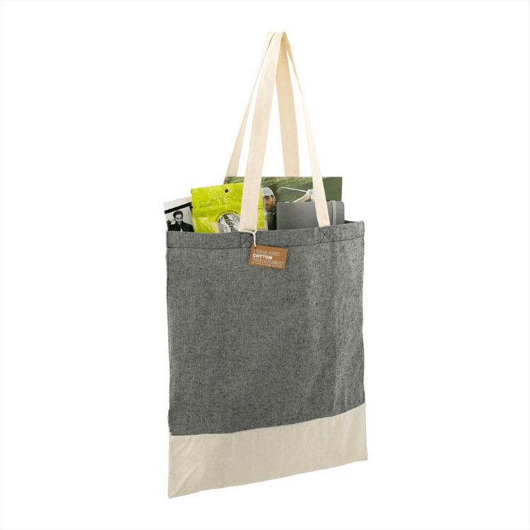 Picture of Split Recycled 150ml Cotton Twill Convention Tote