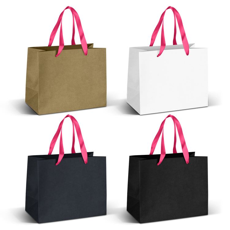 Picture of Medium Ribbon Handle Paper Bag