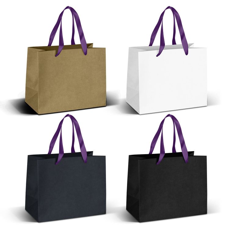 Picture of Medium Ribbon Handle Paper Bag