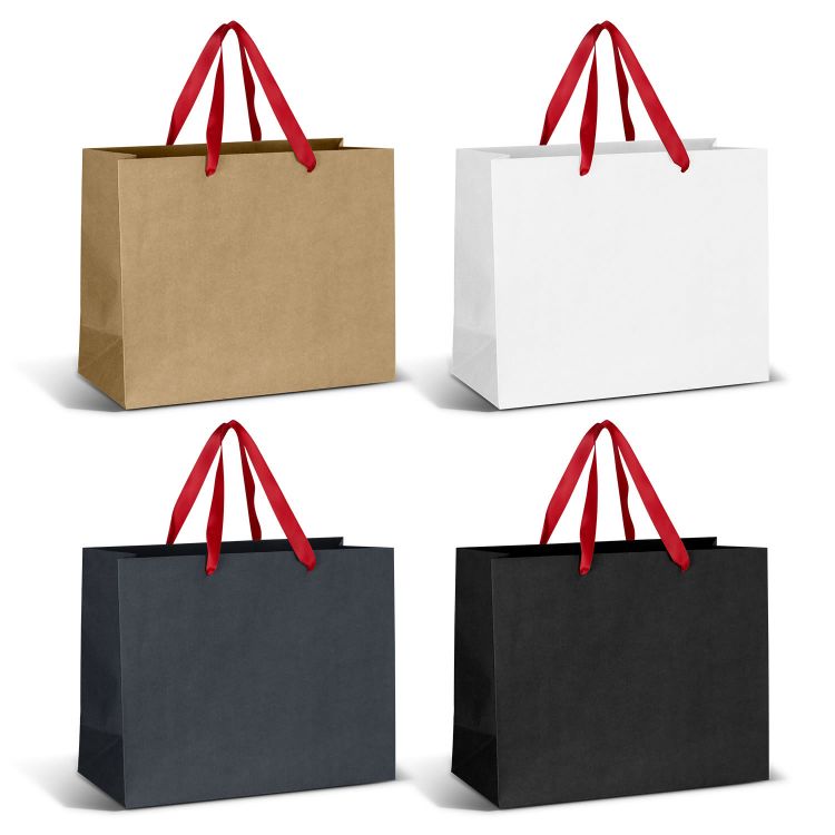 Picture of Large Ribbon Handle Paper Bag