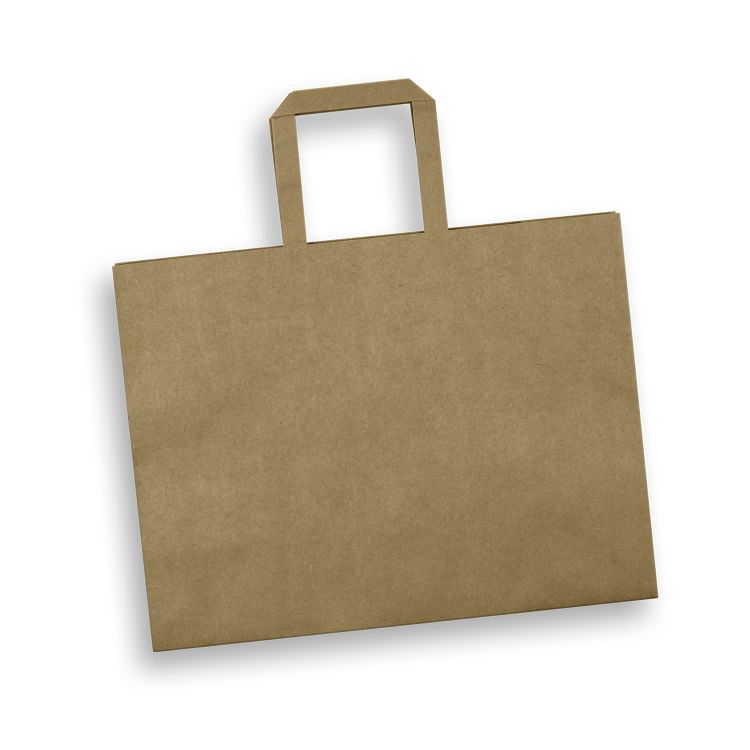 Picture of Large Flat Handle Paper Bag Landscape